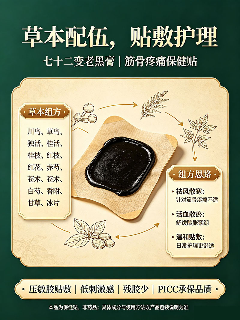 老黑膏-筋骨疼痛保健贴
